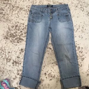 Jean cropped/capris